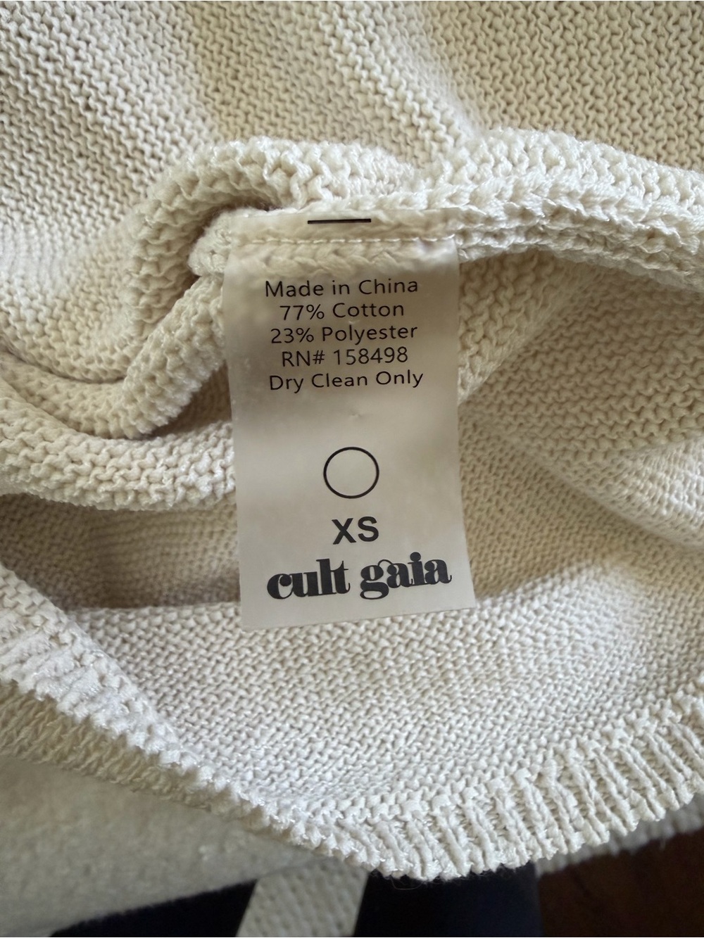 Cult Gaia Knot-Front Halter Knit Dress - Picture 3 of 5